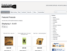 Tablet Screenshot of cacheatnight.com